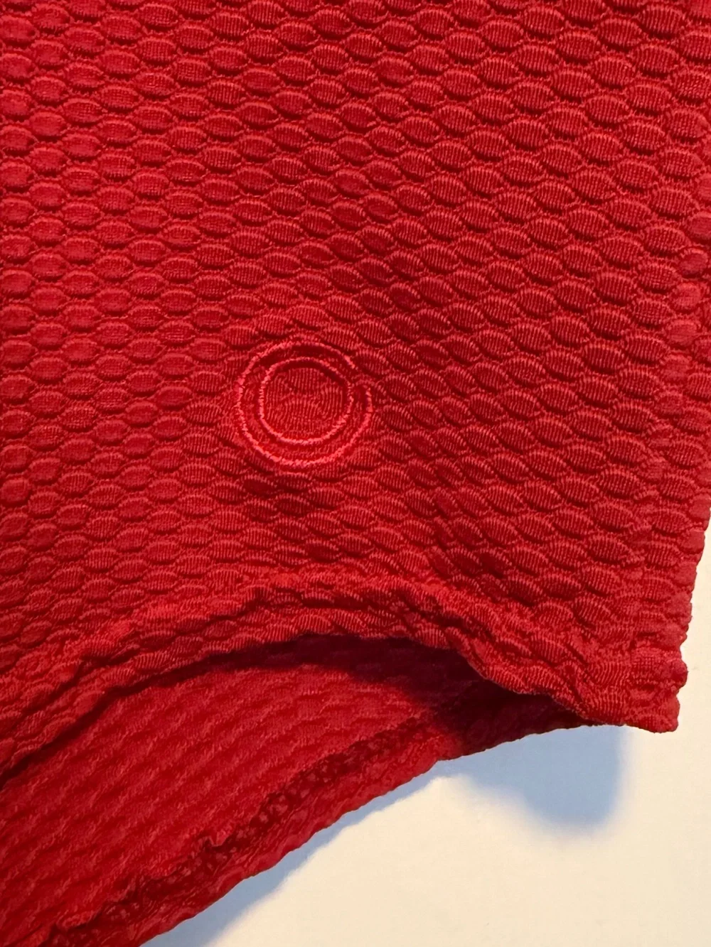 Nike Red Sleeveless Mesh Tank Top